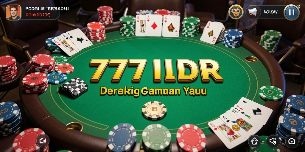 Gameplay seru poker di 777IDR dengan grafik menarik.