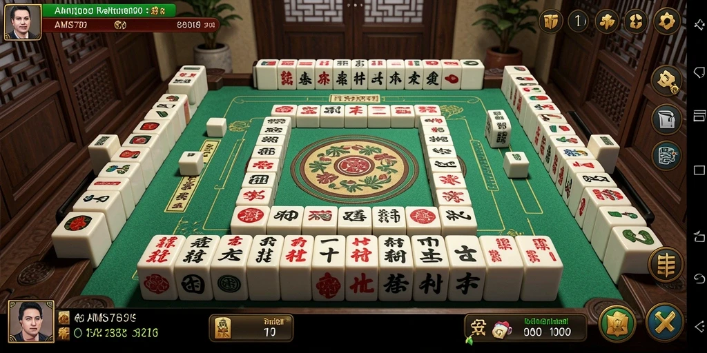 Gameplay seru Mahjong di AMS789 dengan tampilan yang menarik.