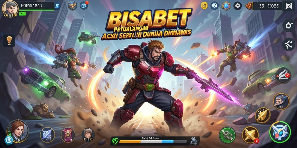 Screenshot BISABET menampilkan aksi seru dan grafis yang menawan.
