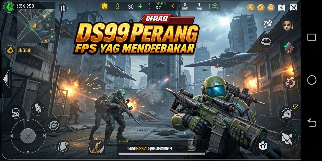 Gameplay seru dan mendebarkan dari DS99 terlihat pada screenshot ini.