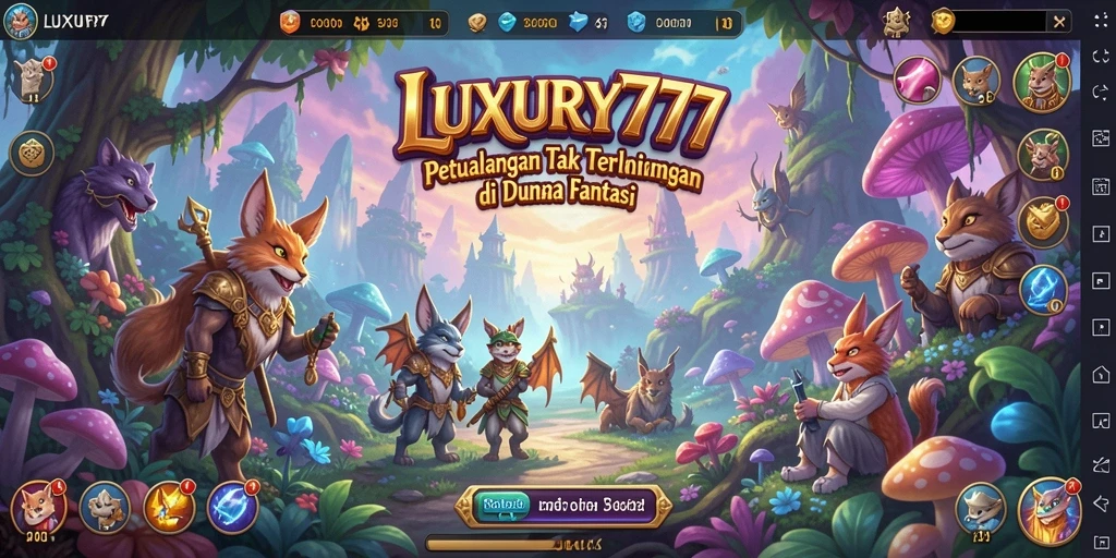 Tampilan luar biasa dari petualangan mendebarkan di LUXURY777.