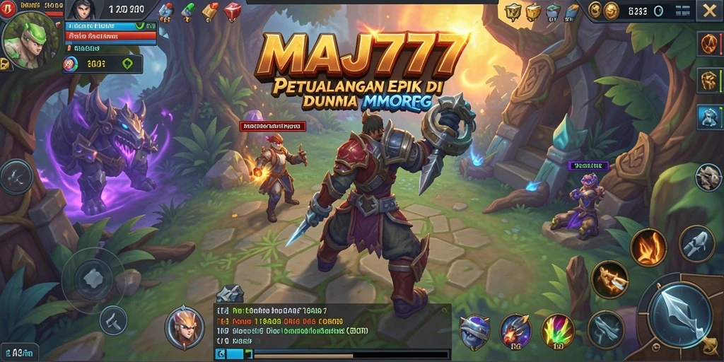 Tampilan gameplay menakjubkan di dunia MMORPG MAJ777.