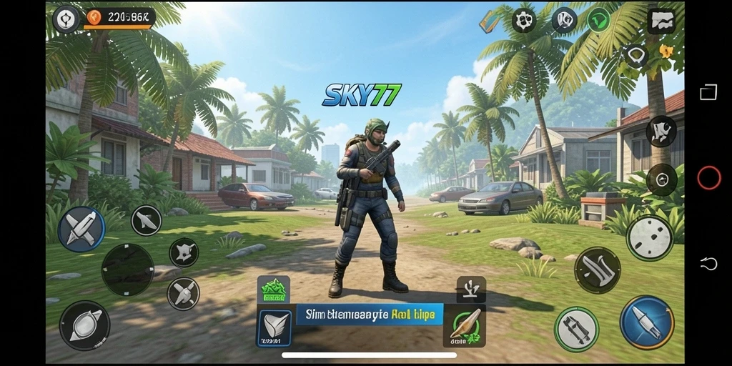 Tampilan gameplay <strong>SKY77</strong> yang menarik dengan interaksi sosial yang dinamis.